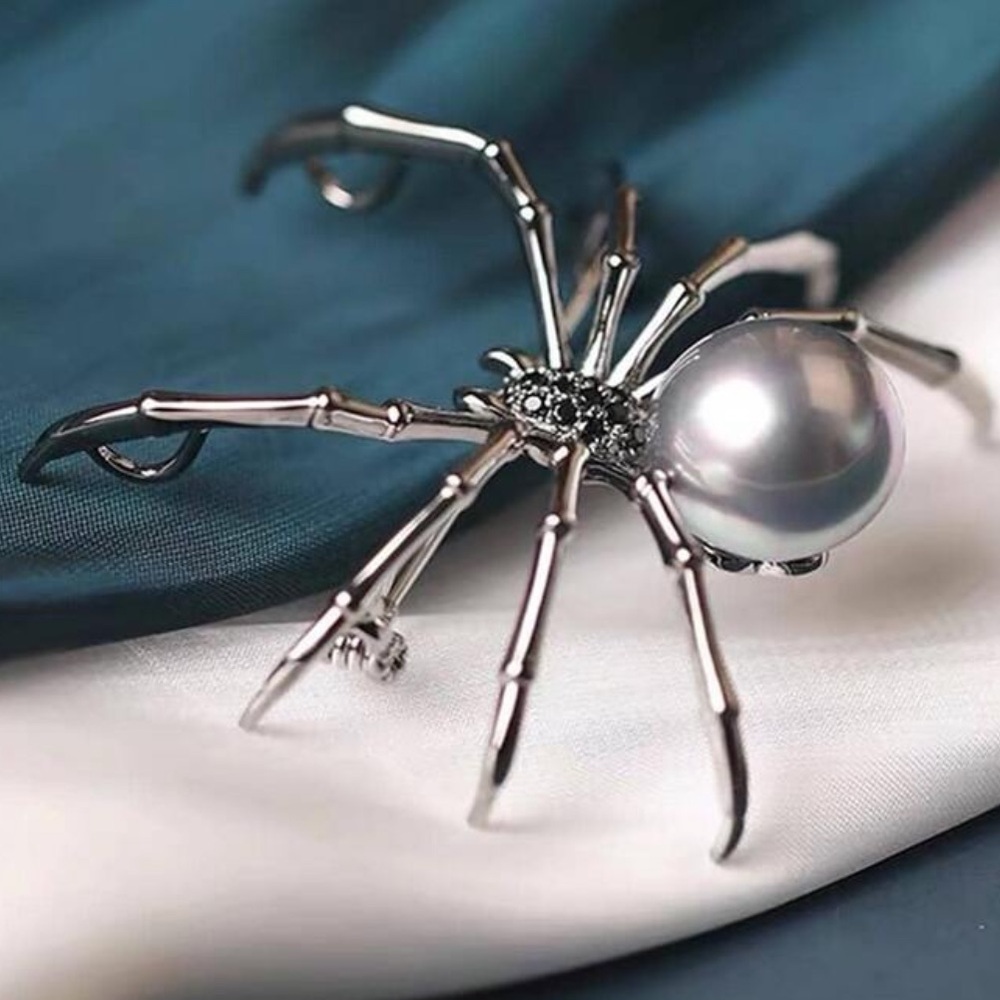 Black Widow Spider Brooch
